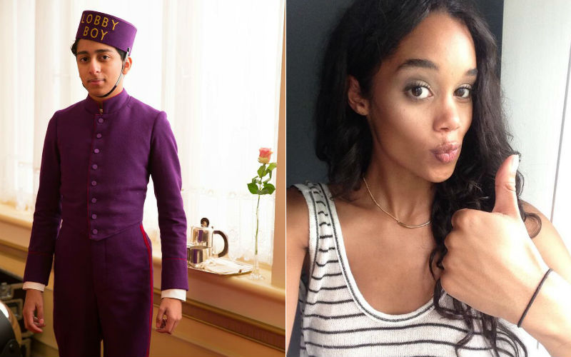 Revolori and Harrier (Images: Fox Searchlight and Twitter)
